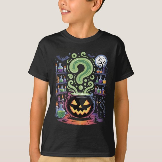 Camiseta Witch Cauldron Tions Pumpkins Soky Halloween (Anverso)