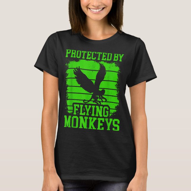Camiseta Witch Get My Flying Monkeys  (Anverso)