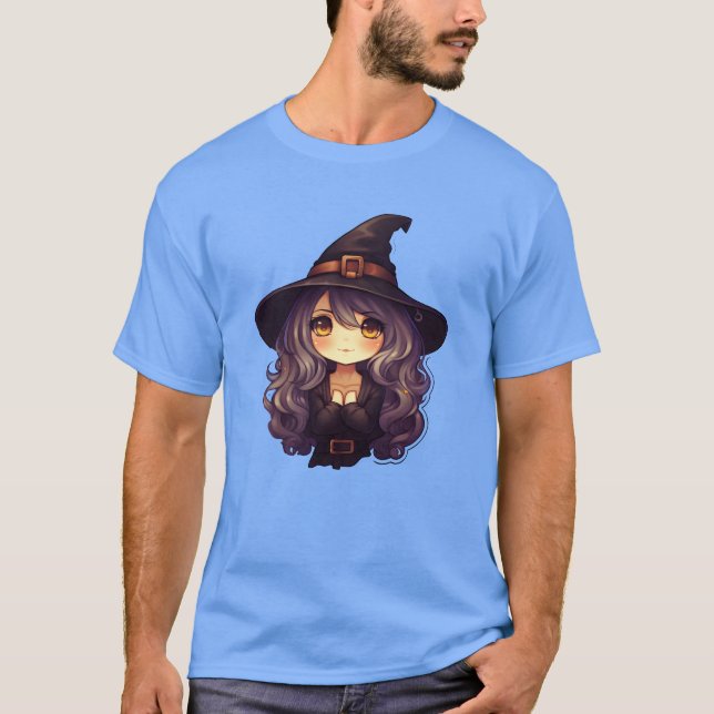 Camiseta Witch Halloween Comic chica (Anverso)