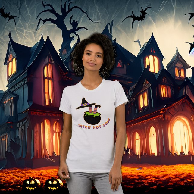 Camiseta Witch Hot Soup Funny Halloween (Subido por el creador)