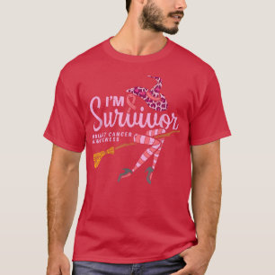 Camiseta Witch I'm A Survivor Breast Cancer Awareness Hallo