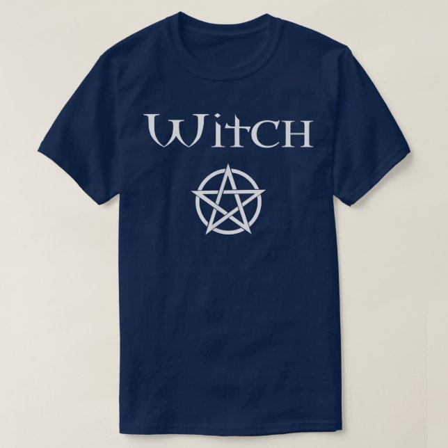 Camiseta Witch Pentacle Pagan Wiccan Halloween Samhain  (Diseño del anverso)
