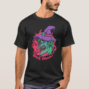 Camiseta Witch Please Halloween Pagan Wicks Pastel Gótico W