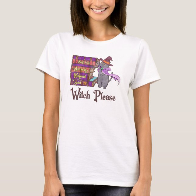 Camiseta Witch Please - Witch Black Cat (Anverso)
