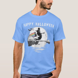 Camiseta Witch Retro Vintage Spooky Happy Halloween