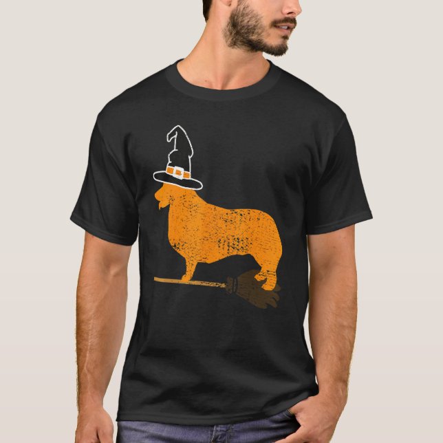 Camiseta Witch Vintage Corgi (Anverso)