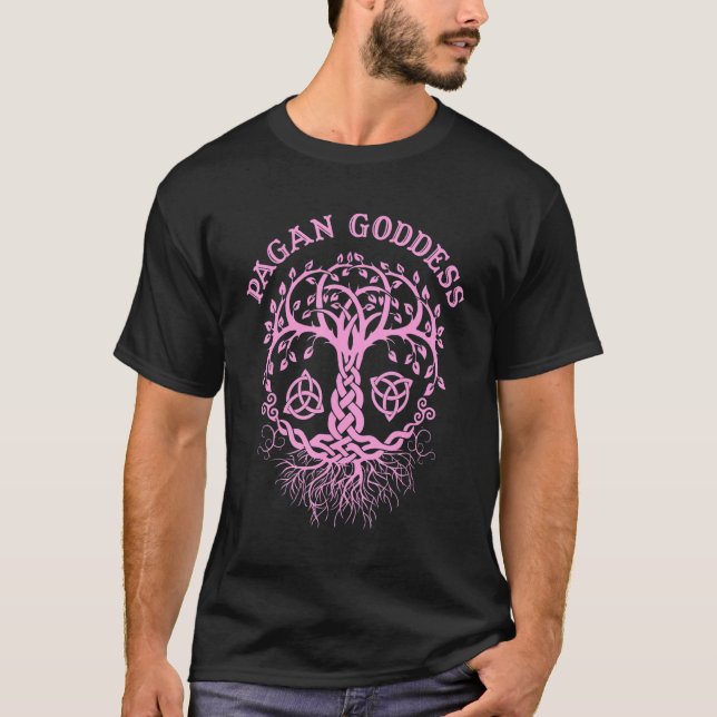 Camiseta Witchcraft Wiccan Pagan Tree Of Life 8 (Anverso)