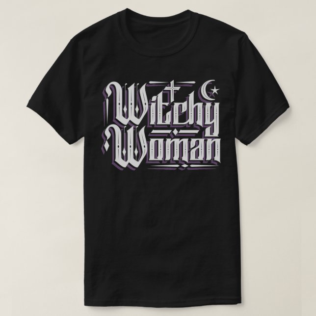 Camiseta Witchen Wicca Moon Premium (Diseño del anverso)