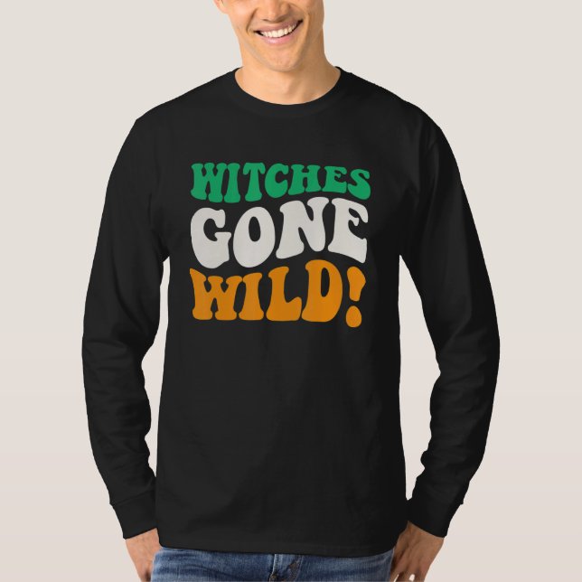 Camiseta Witches Gone Wild Apparel Halloween Day Witches Wi (Anverso)