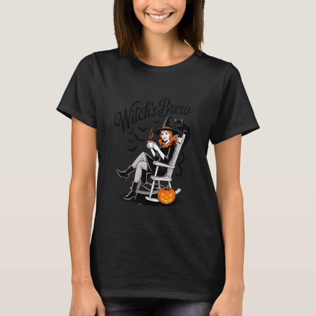 Camiseta Witch's Brew Halloween Magic Charm (Anverso)
