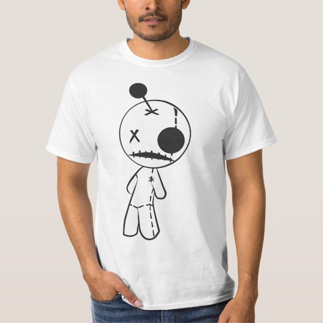Camiseta Witchy Goth , Voodoo Doll For Teens (Anverso)