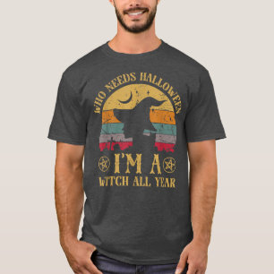 Camiseta Witchy Magic Spooky Witts Broomstick 