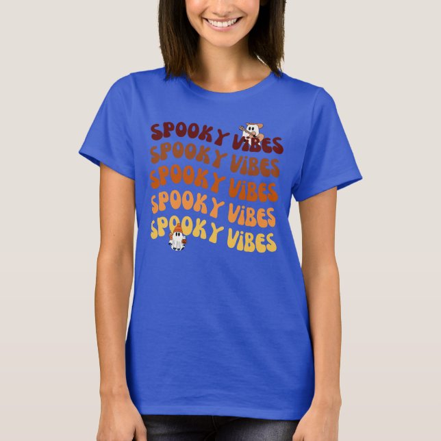 Camiseta Witchy October Vibes Halloween Tee (Anverso)