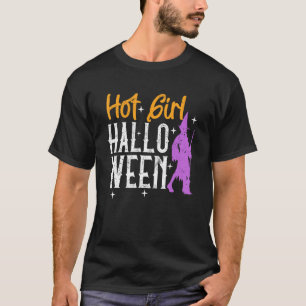 Camiseta Witchy Pun Hot Chica Halloween Witch Costume Set