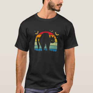 Camiseta Witchy Vintage Scary Spooky Cat Halloween
