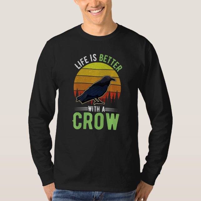 Camiseta with a Crow Raven (Anverso)