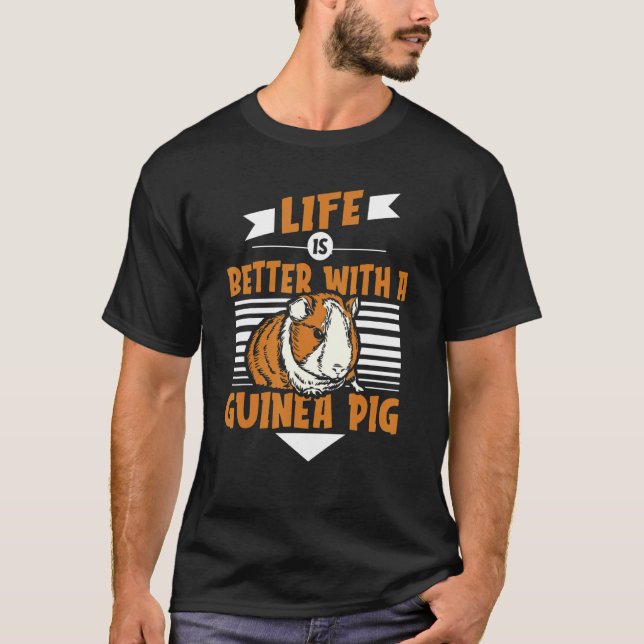 Camiseta with a Guinea Pig Guinea Pig (Anverso)