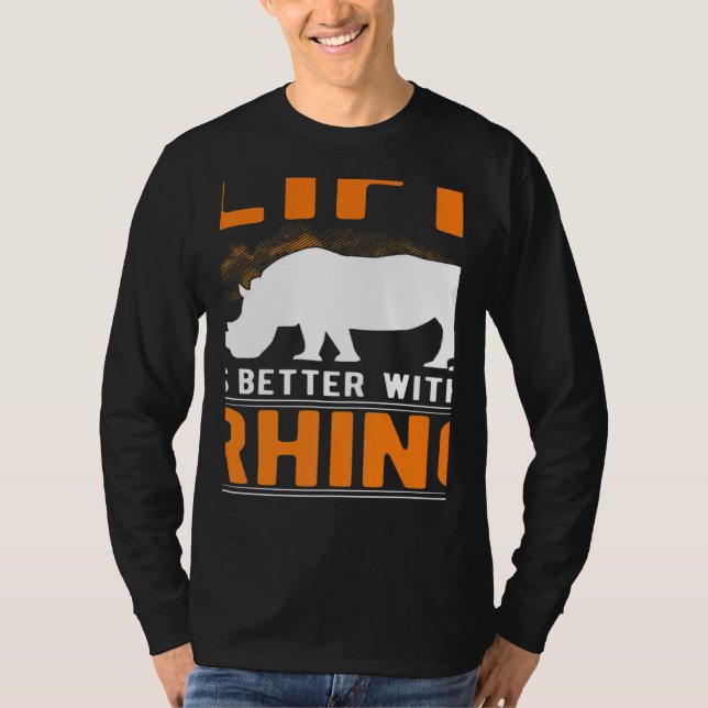 Camiseta with a Rhino (Anverso)