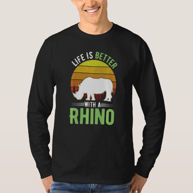 Camiseta with a Rhino (Anverso)