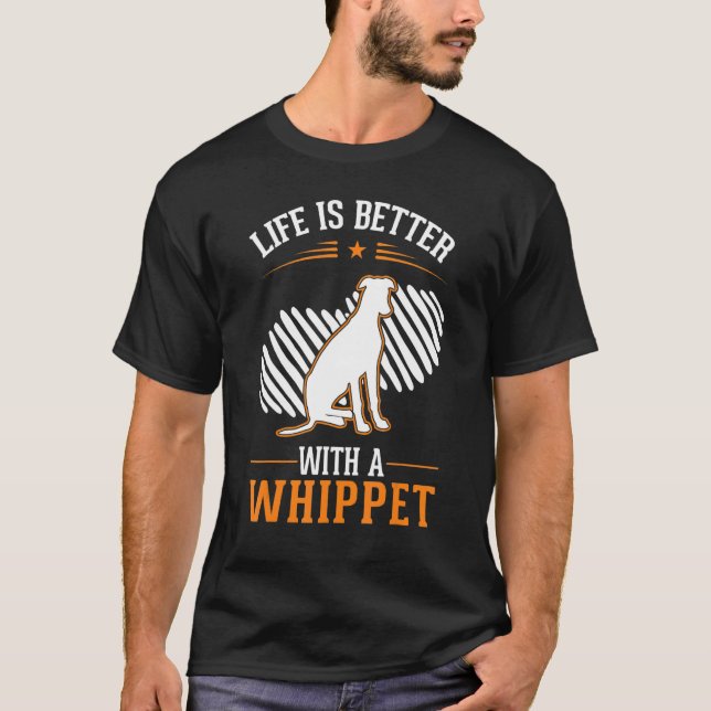 Camiseta with a Whippet (Anverso)