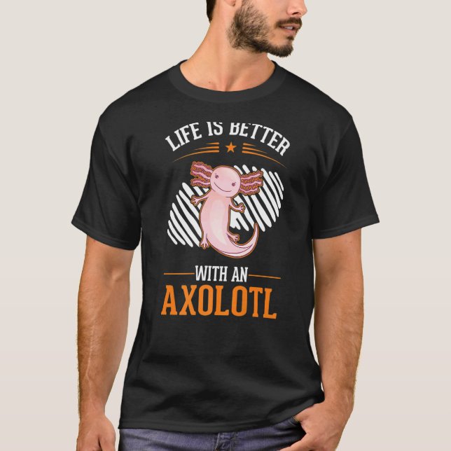 Camiseta with an Axolotl  1 (Anverso)