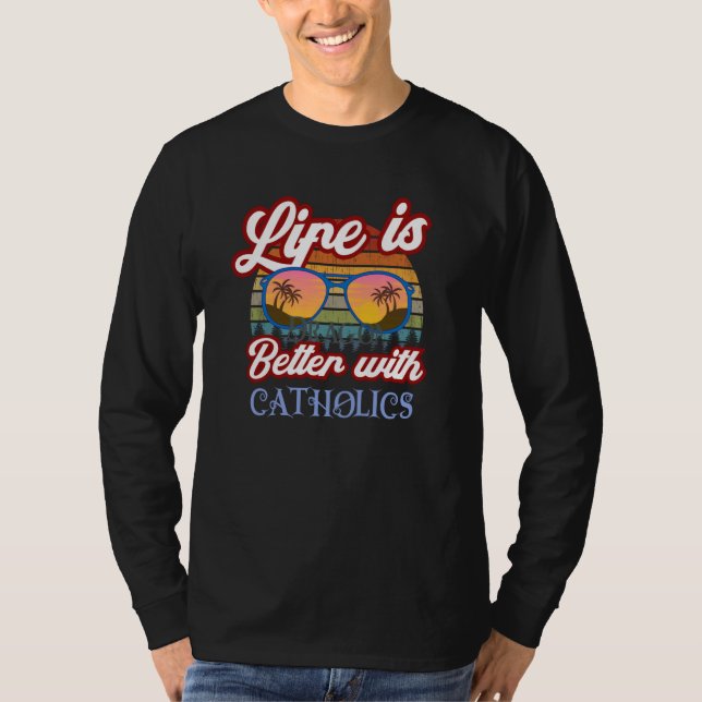 Camiseta with Catholics Traditional Catholic Prayer (Anverso)