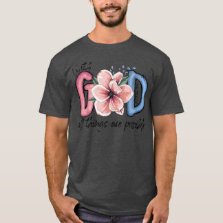 Camiseta With God All Things are Possible Bible Verse Matth