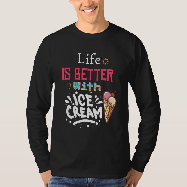 Camiseta With Sprinkles Sweet Ice cream (Anverso)