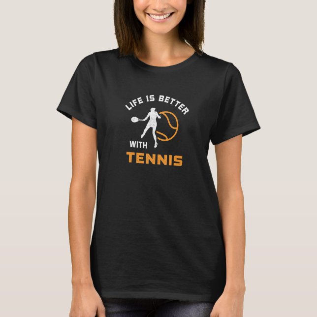 Camiseta with Tennis Saying for next Game Day (Anverso)