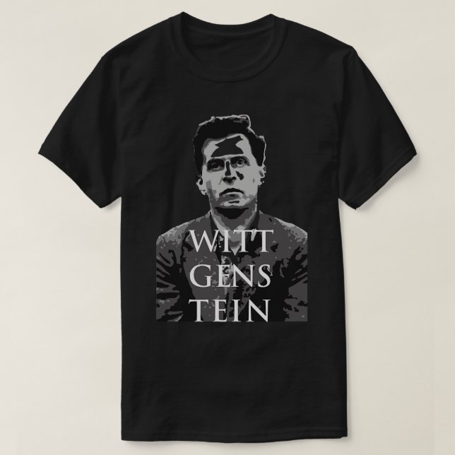 Camiseta Wittgenstein (Diseño del anverso)