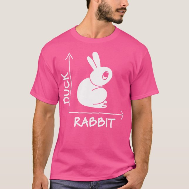 Camiseta Wittgensteins Rabbit Duck Ilusión Física Nerd Mamá (Anverso)