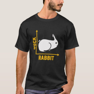 Camiseta Wittgensteins Rabbit Duck Ilusión Física Nerd Mamá