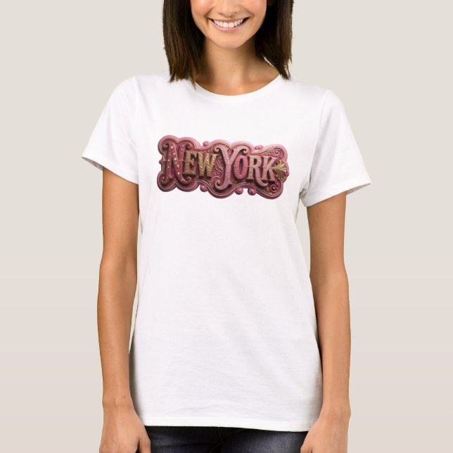 Camiseta Witty Gold NEW YORK (Anverso)