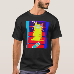 Camiseta Witty kitten artwork crying cat meme Premium