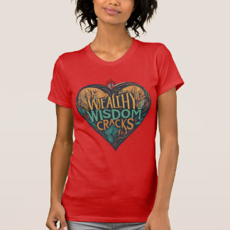 Camiseta Witty Wisdom Heart Tee: Donde la risa es oro