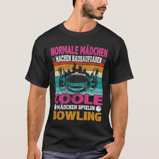 Camiseta Witziger Bowling Spruch für Mädchen die Bowlerin