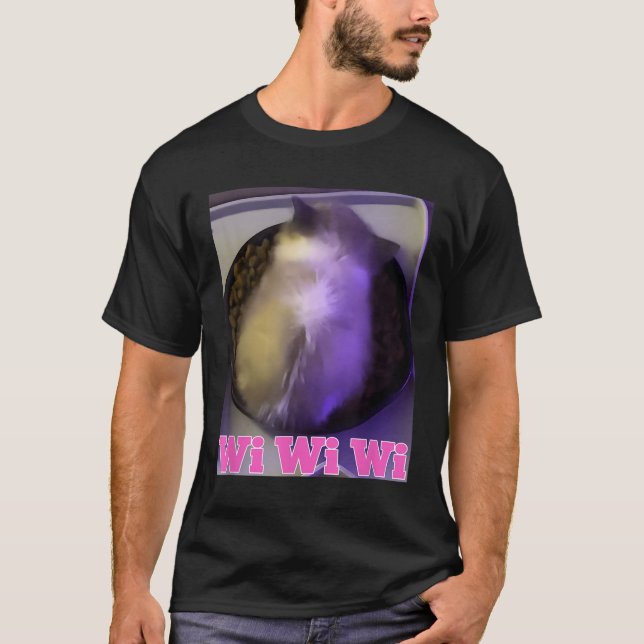 Camiseta Wiwiwi Cat Meme (Anverso)