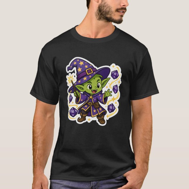 Camiseta Wizard Dice Goblin (Anverso)