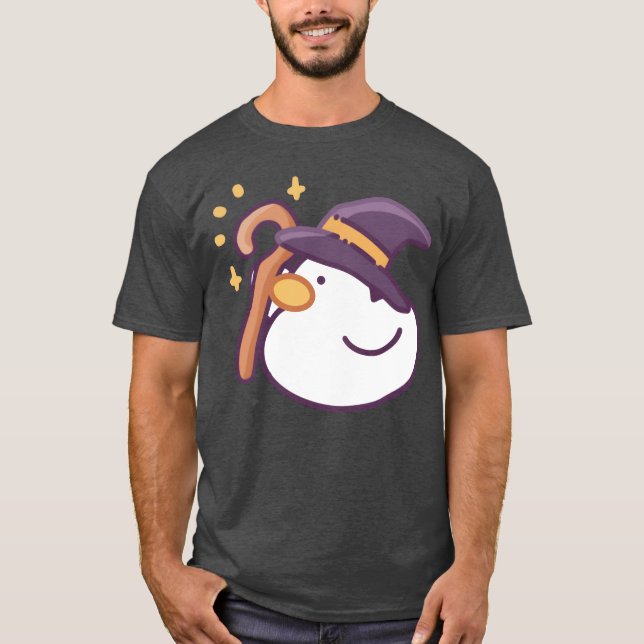 Camiseta Wizarduck Funny Halloween retro (Anverso)