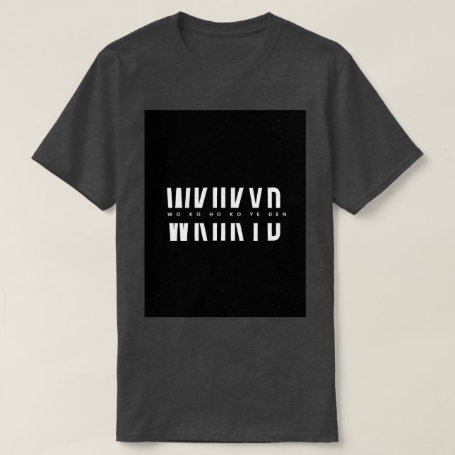 Camiseta WKHKYD Wo Ko Ko Y3 D3n (Diseño del anverso)