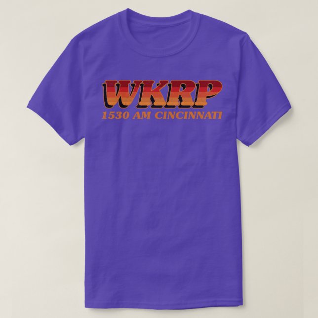 CAMISETA WKRP 1530 CINCINNATI (Diseño del anverso)