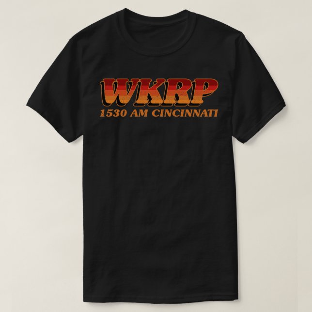 CAMISETA WKRP 1530 CINCINNATI (Diseño del anverso)