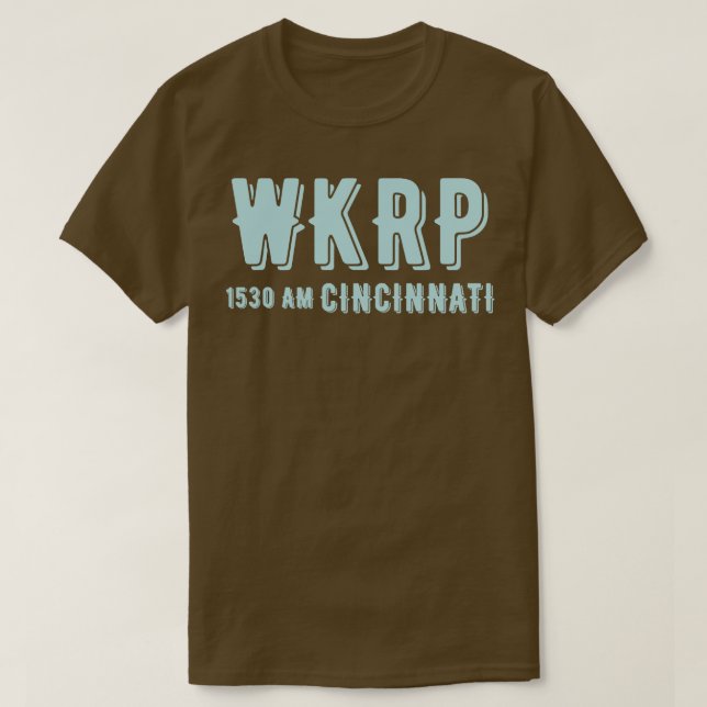 Camiseta WKRP en Cincinnati (Diseño del anverso)