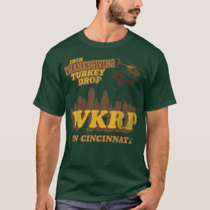 Camiseta WKRP en Cincinnati, 1978, Día de Acción de Gracias