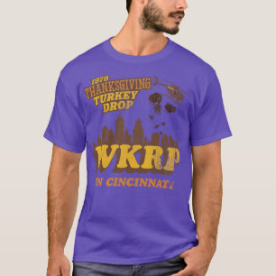 Camiseta WKRP en Cincinnati, 1978, Día de Acción de Gracias