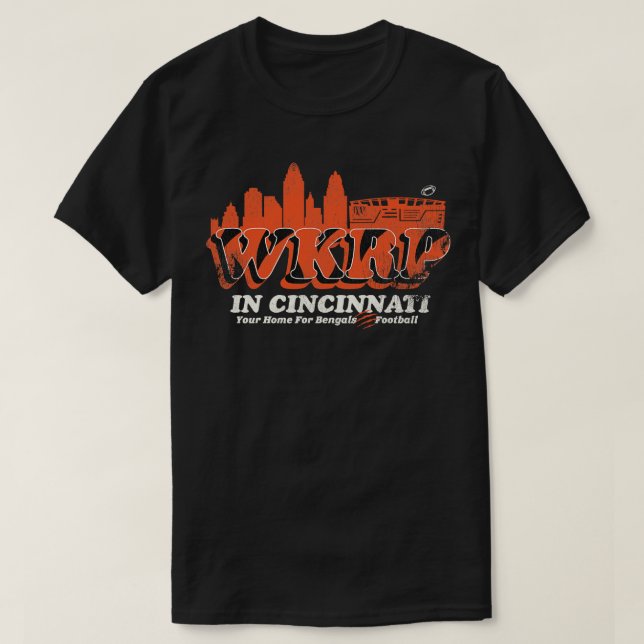 Camiseta WKRP en Cincinnati su hogar para (Diseño del anverso)