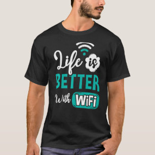 Camiseta Wlan de Internet de enrutador Wifi cita contraseña