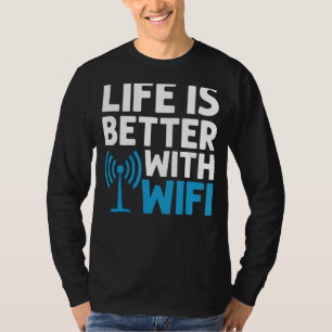 Camiseta Wlan de Internet de enrutador Wifi cita contraseña