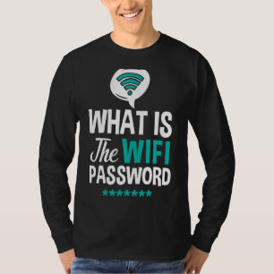 Camiseta Wlan de Internet de enrutador Wifi cita contraseña