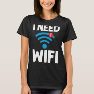 Camiseta Wlan de Internet de enrutador Wifi cita contraseña